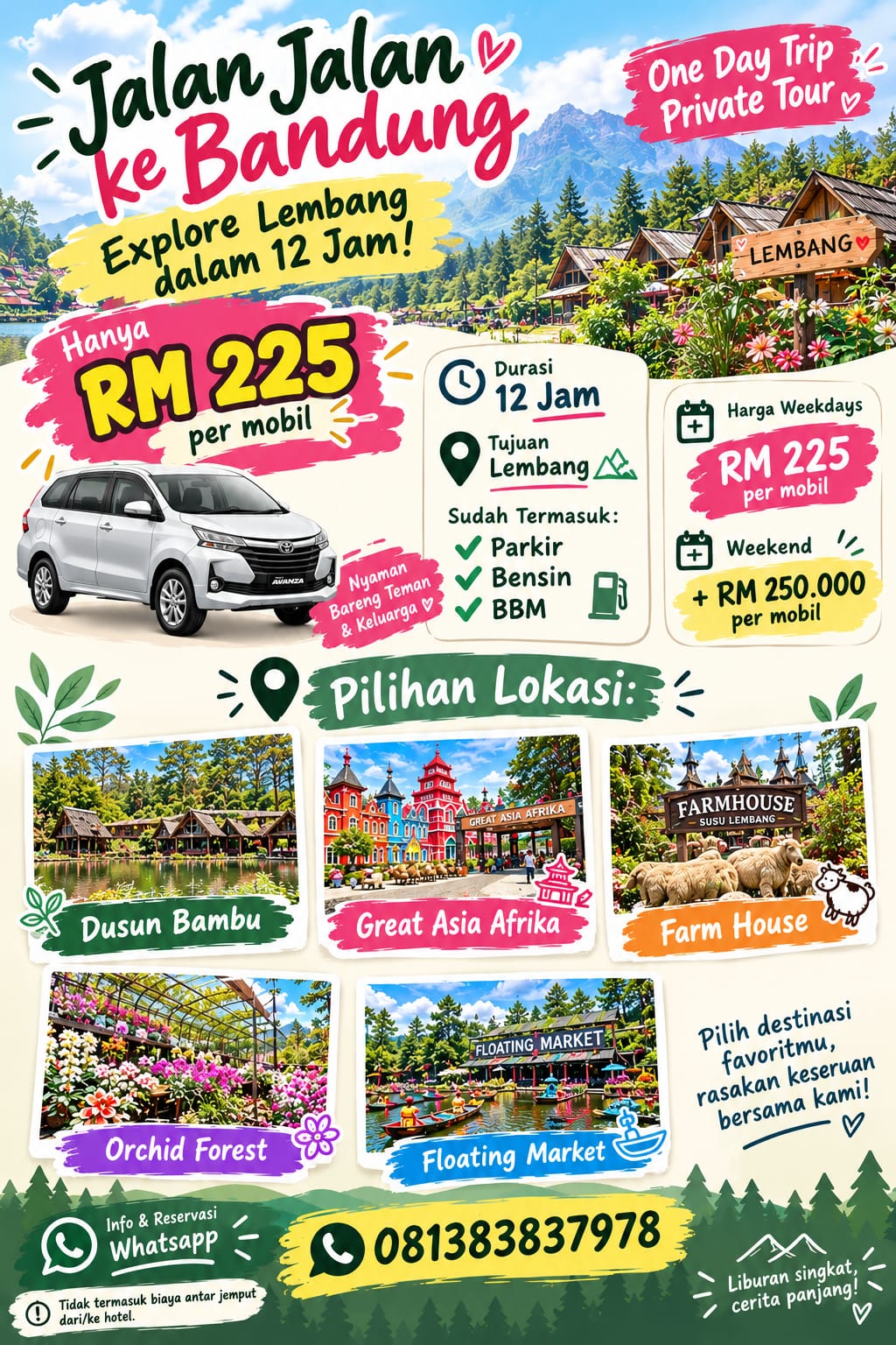 Privat TOUR LEMBANG - JAWA BARAT