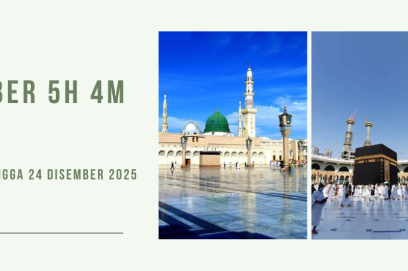 UMRAH DISEMBER 5H 4M