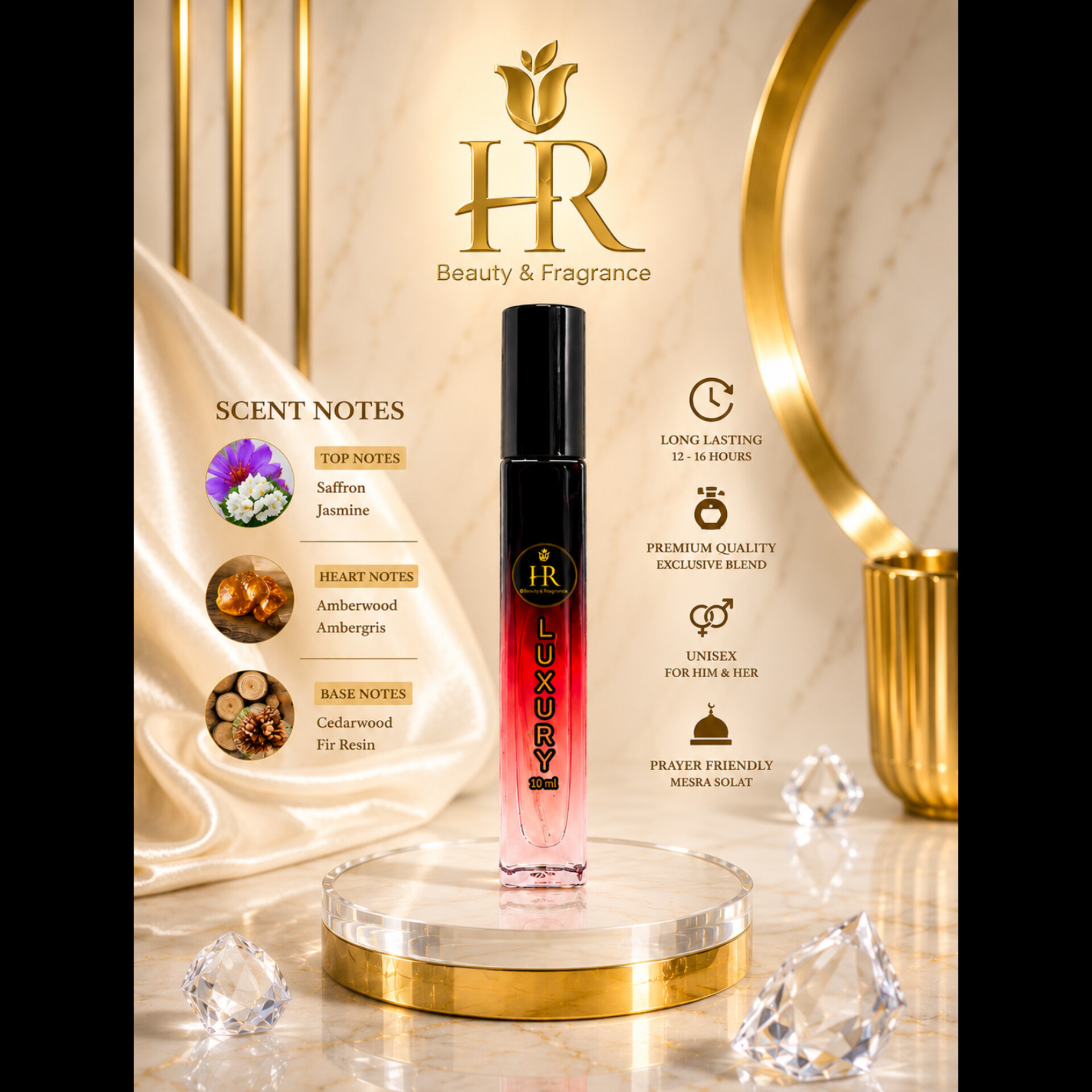 HR LUXURY 10ML ( UNISEX )