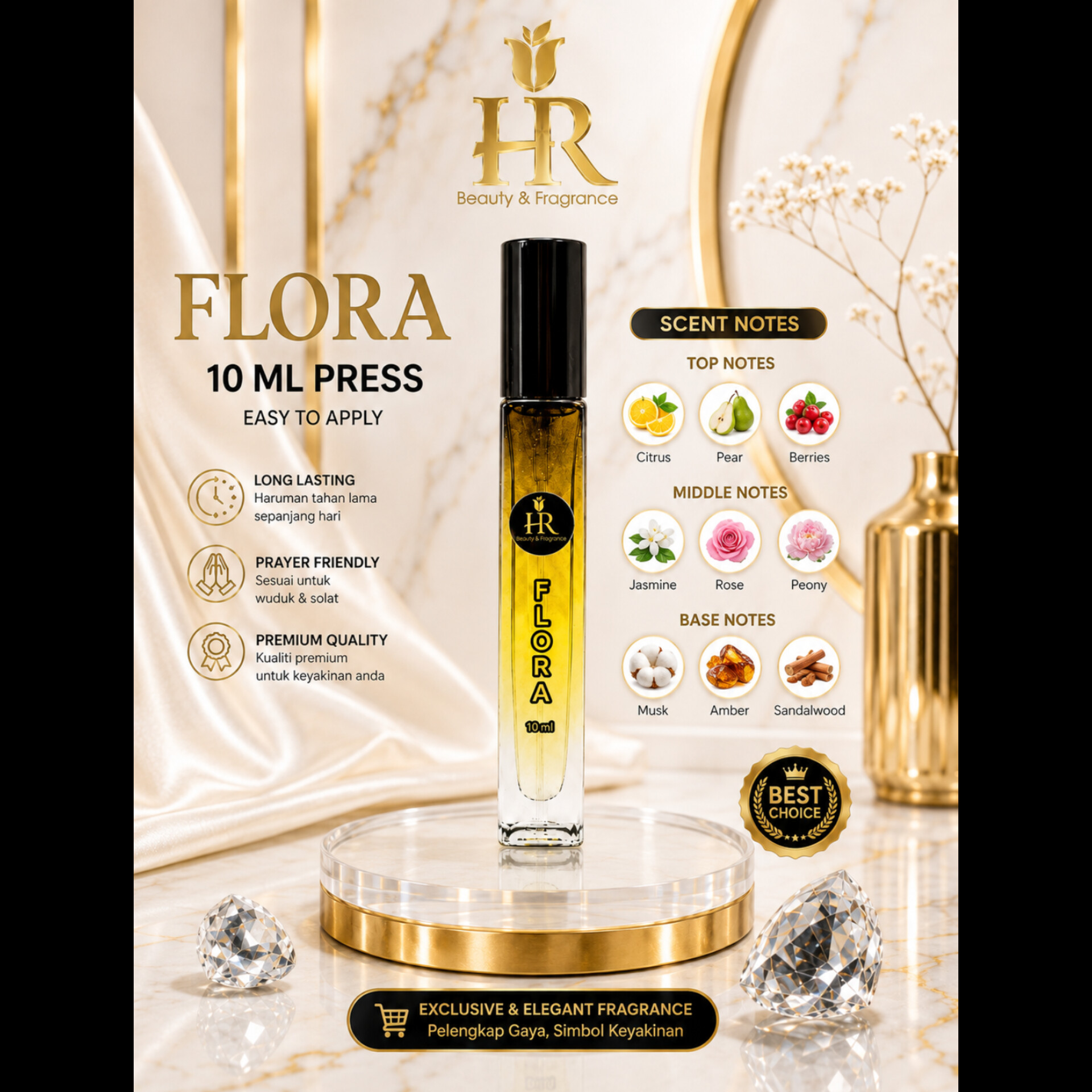 HR FLORA 10ML ( WOMEN )