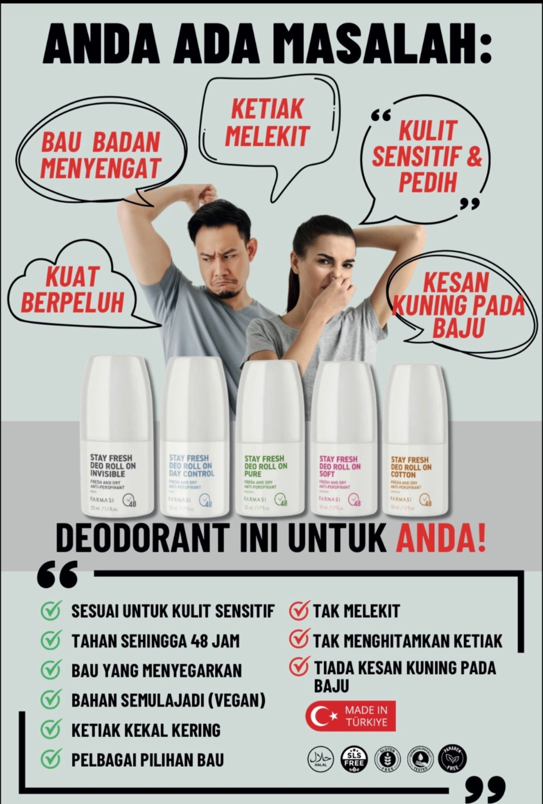 Farmasi Deodorant
